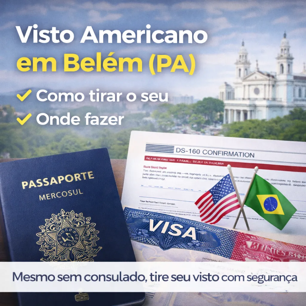 Imagem ilustrativa para o artigo Visto Americano em Belém (PA) da Genuína Conexão